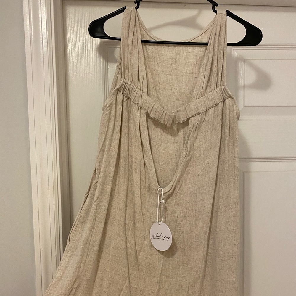 Petal and pup kaki romper. New with tags